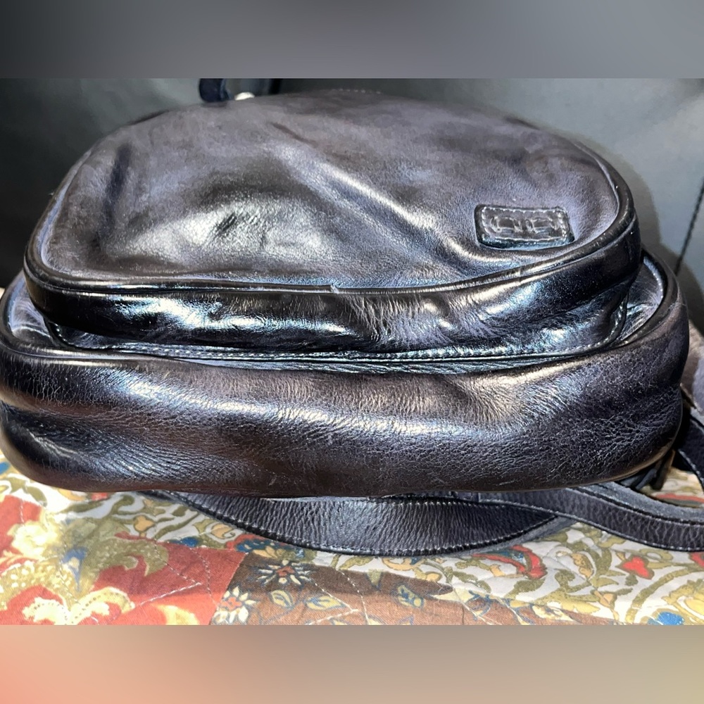 Unisex BEDSTU Distressed leather mini backpack - Picture 3 of 10
